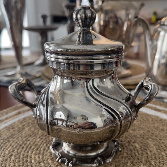 Vintage Peruvian Sterling Silver Sugar Bowl - Picture 7 of 10